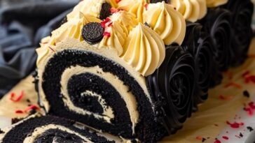 Black Velvet Cake Roll