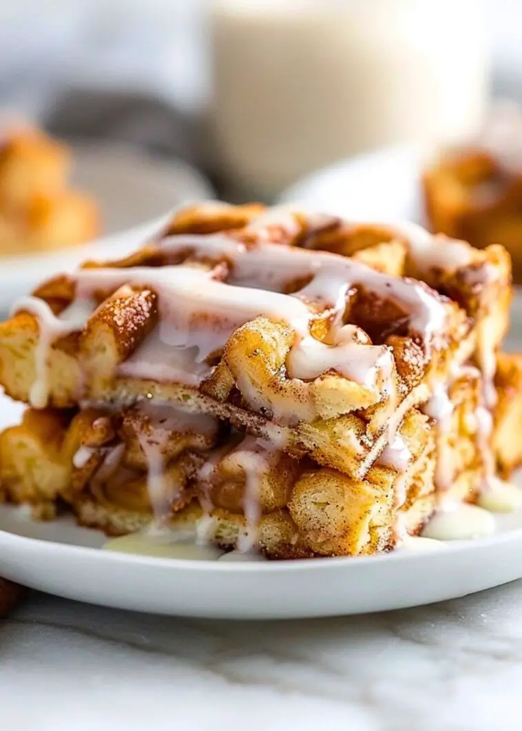 Cinnamon Roll French Toast Casserole