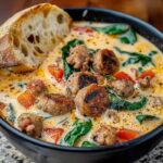 Creamy Parmesan Italian Sausage Soup