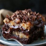 German Chocolate Poke Cake