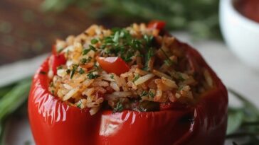 Mediterranean Stuffed Bell Peppers