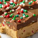 No-Bake Peanut Butter Bars with Chocolate Topping