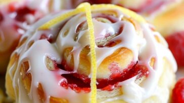 Raspberry Lemon Rolls