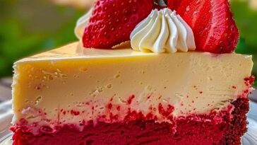 Strawberry Red Velvet Cheesecake