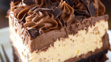 Ultimate Triple Chocolate Fudge Cheesecake