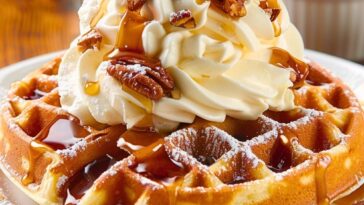 Maple Pecan Waffles