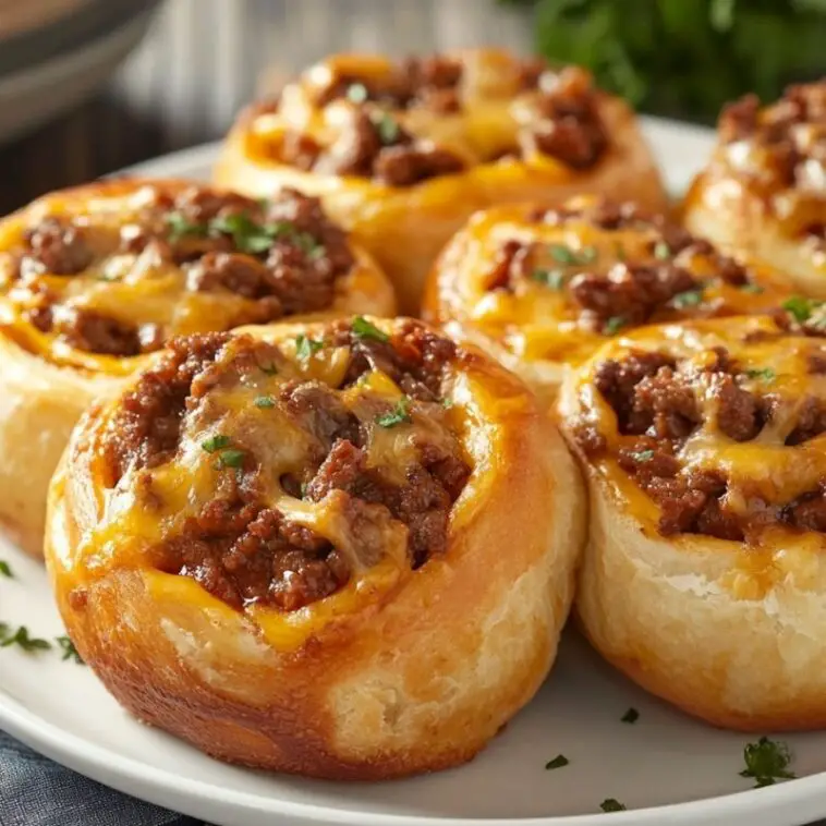 Cheesy Beefy Rolls