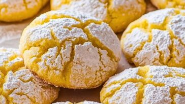 Lemon Crinkle Cookies