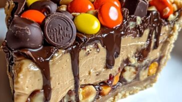 Giant Reese's Peanut Butter Cup Pie