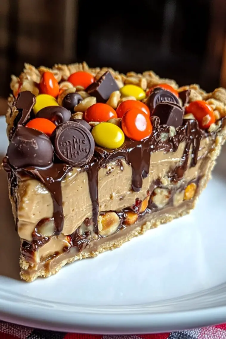 Giant Reese's Peanut Butter Cup Pie